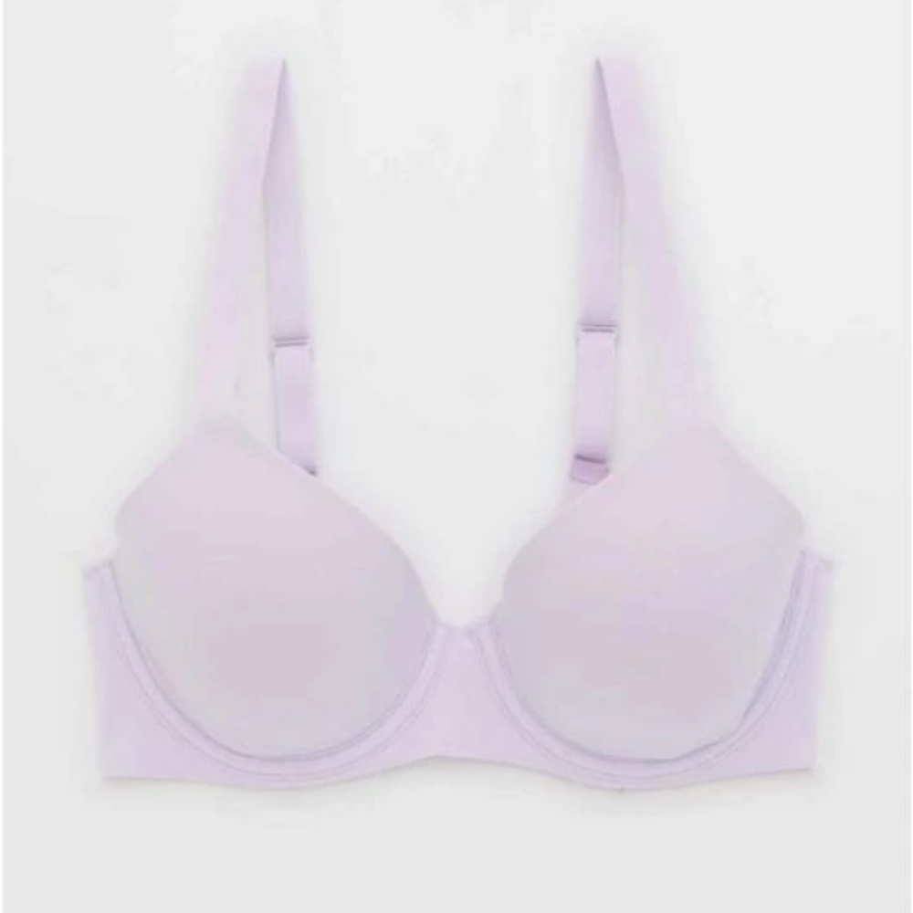 NEW with tags Aerie SMOOTHEZ Full Coverage Lightly Lined Bra Lavender Dawn 38D